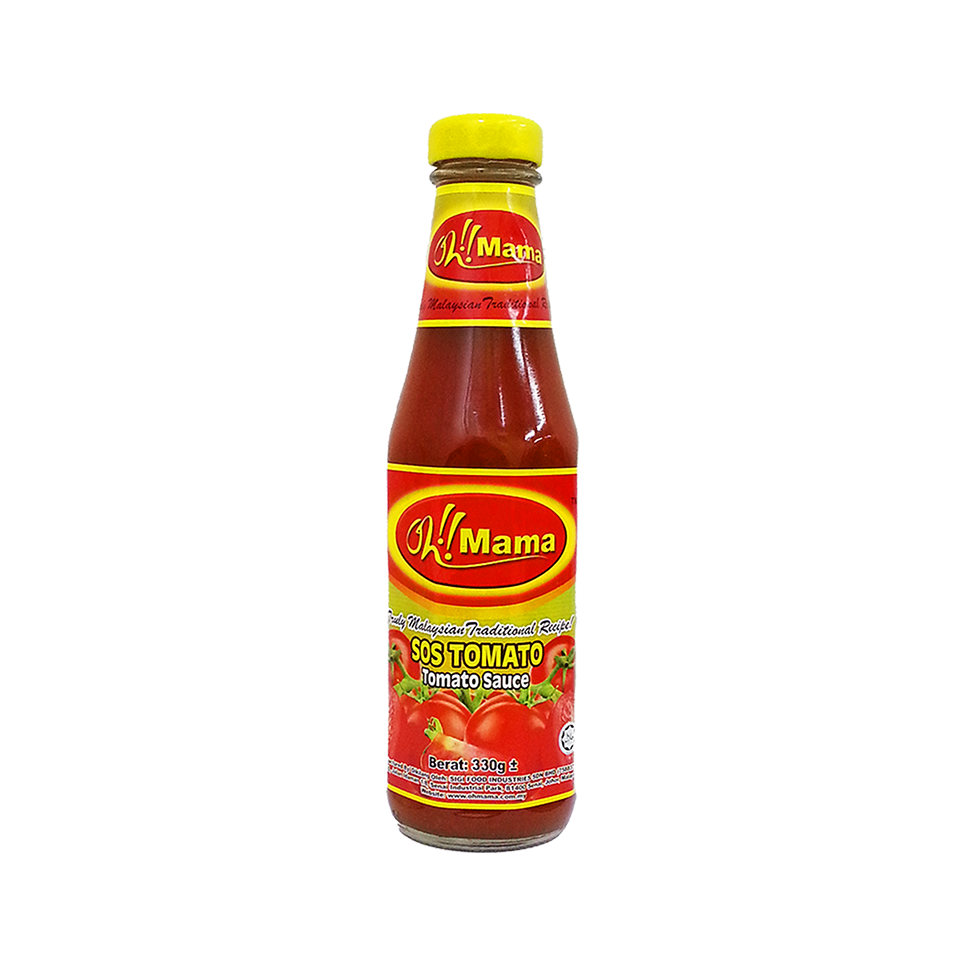 Glass Bottle of Tomato Sauce 330g